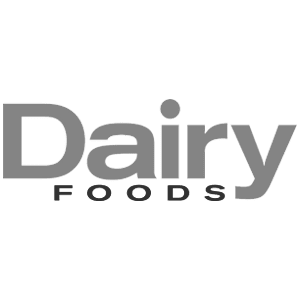 Dairy Foods Logo Grayscale